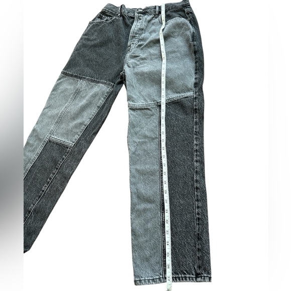PacSun Two Panel High Waisted Straight Leg Jeans - Picture 3 of 9
